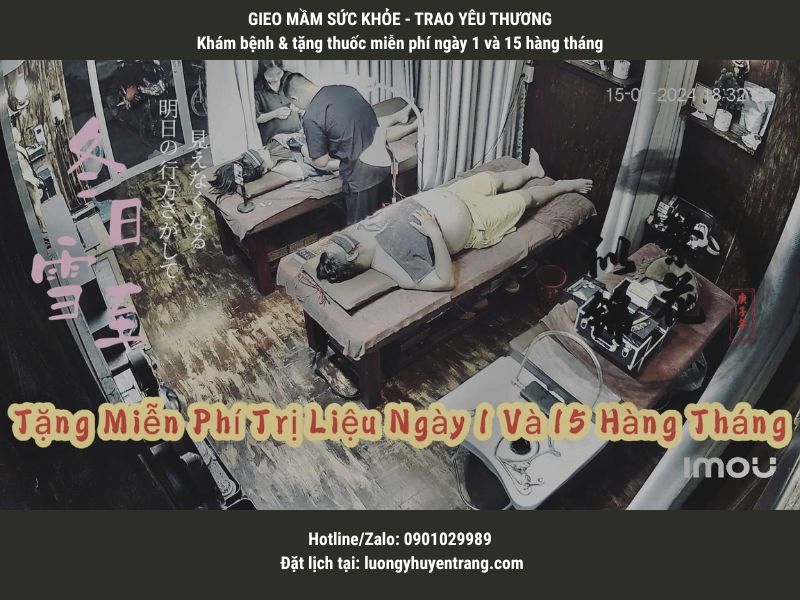 Lương y Huyền Trang tặng miễn phí trị liệu Đông y ngày 1 và 15 hàng tháng tại Biên Hòa.