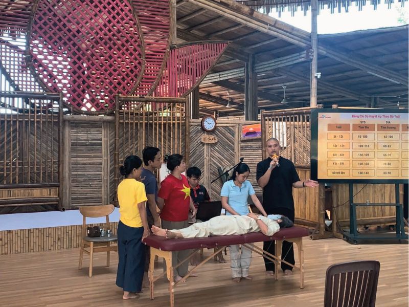 Lương Y Huyền Trang Hướng Dẫn Cho Lớp Y Sĩ Tuệ Tĩnh Cách Đo Huyết Áp Theo Tiêu Chuẩn Khí Công Y Đạo